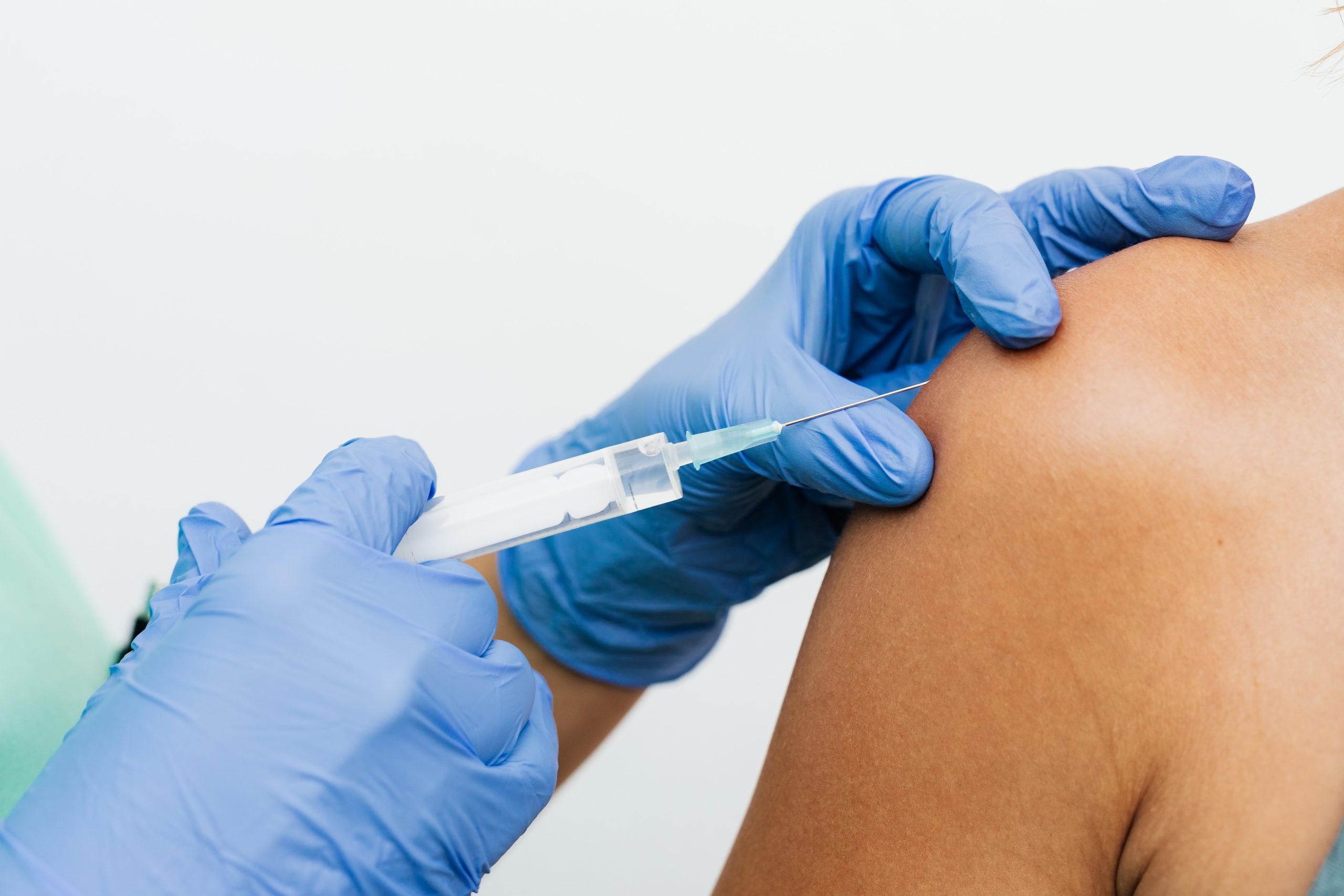 Image of a woman receiving Vitamin B12 injections.